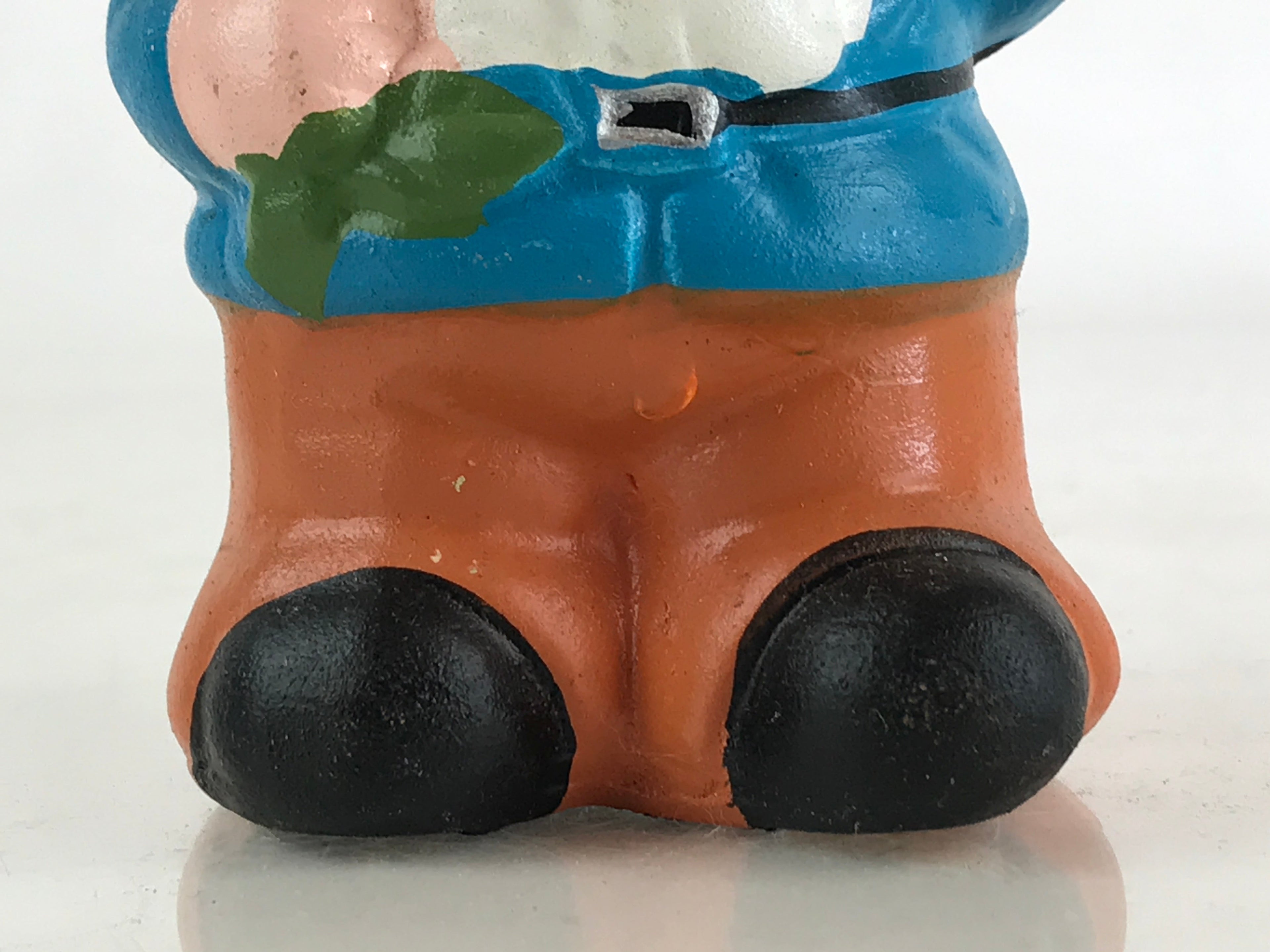 Japanese Ceramic Garden Gnome Figurine Small Dwarf Statue Vtg Decoration JK472