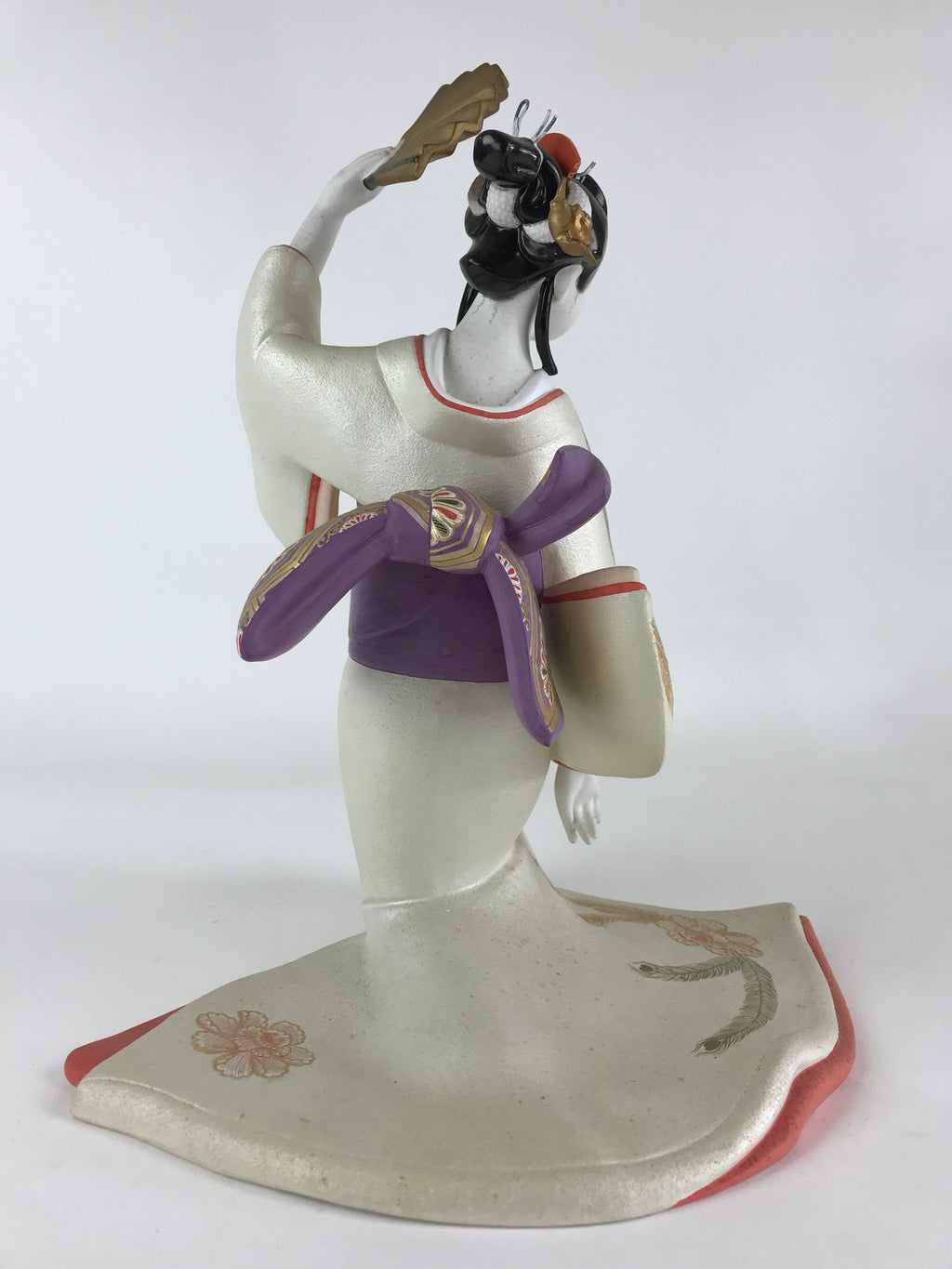 Japanese Ceramic Geisha Doll Vtg Sofuren Akiko Traditional Handicraft White BD87
