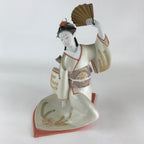 Japanese Ceramic Geisha Doll Vtg Sofuren Akiko Traditional Handicraft White BD87