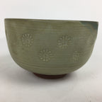 Japanese Ceramic Green Tea Bowl Matcha Chawan Green Flower Tea Ceremony PX570