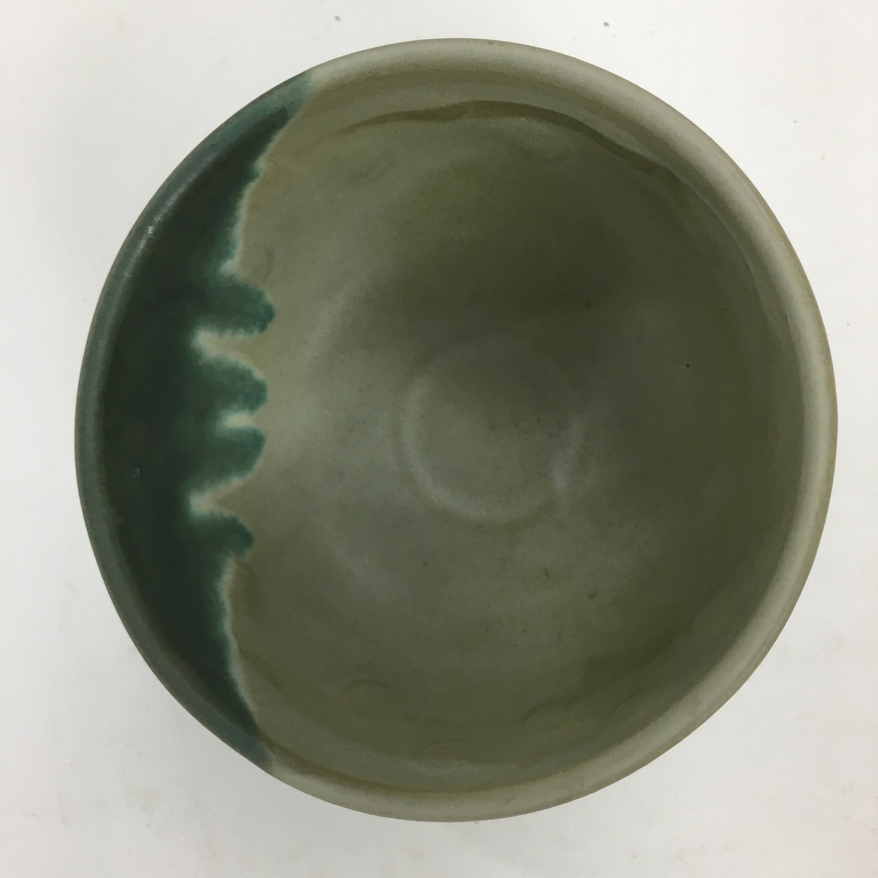 Japanese Ceramic Green Tea Bowl Matcha Chawan Green Flower Tea Ceremony PX570