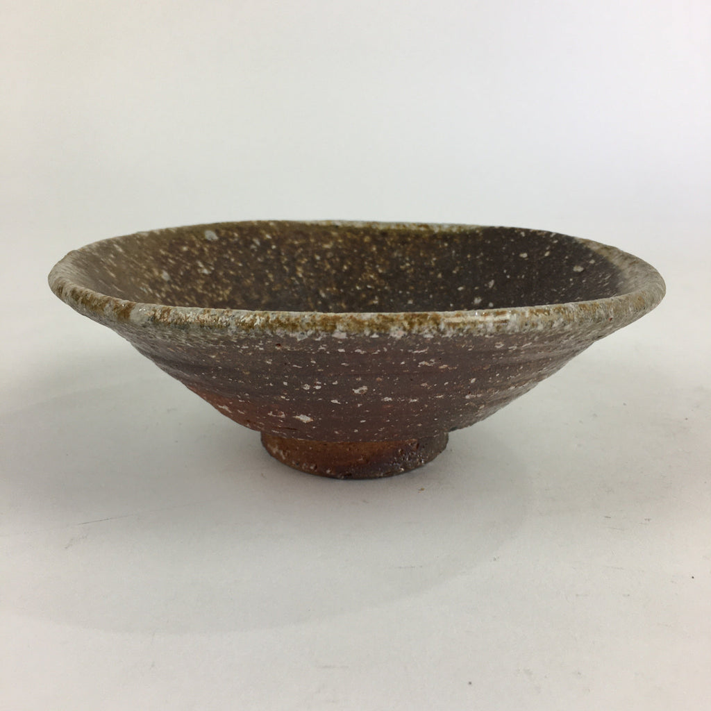 Japanese Ceramic Green Tea Bowl Vtg Chawan Boxed Pottery Hiragata PX621