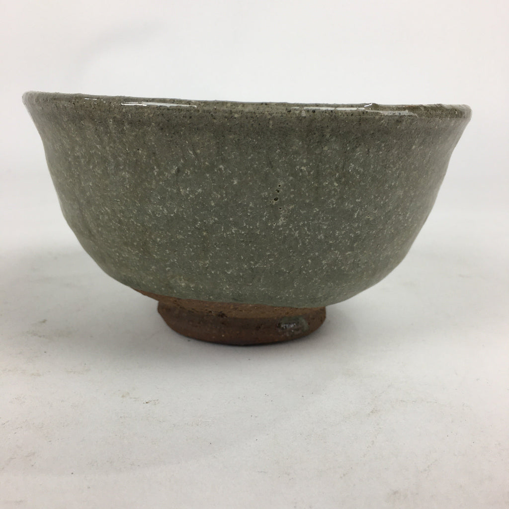 Japanese Ceramic Green Tea Bowl Vtg Chawan Boxed Pottery Tea Ceremony PX576