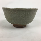 Japanese Ceramic Green Tea Bowl Vtg Chawan Boxed Pottery Tea Ceremony PX576