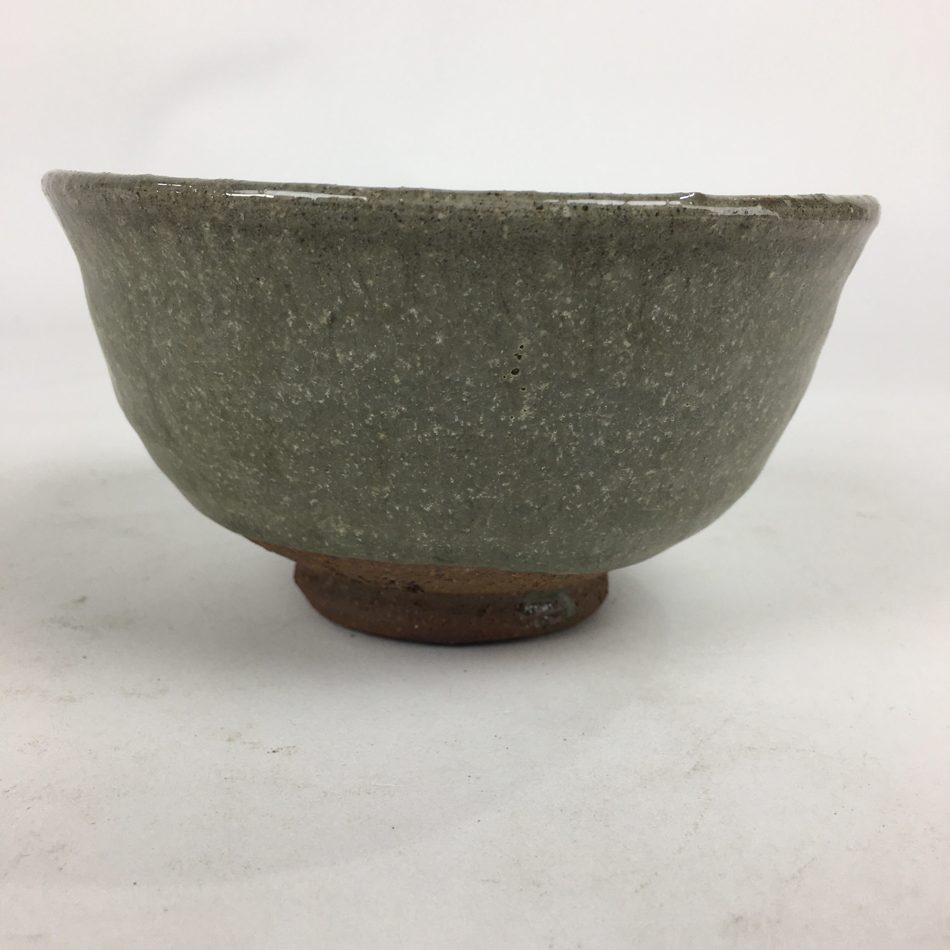 Japanese Ceramic Green Tea Bowl Vtg Chawan Boxed Pottery Tea Ceremony PX576
