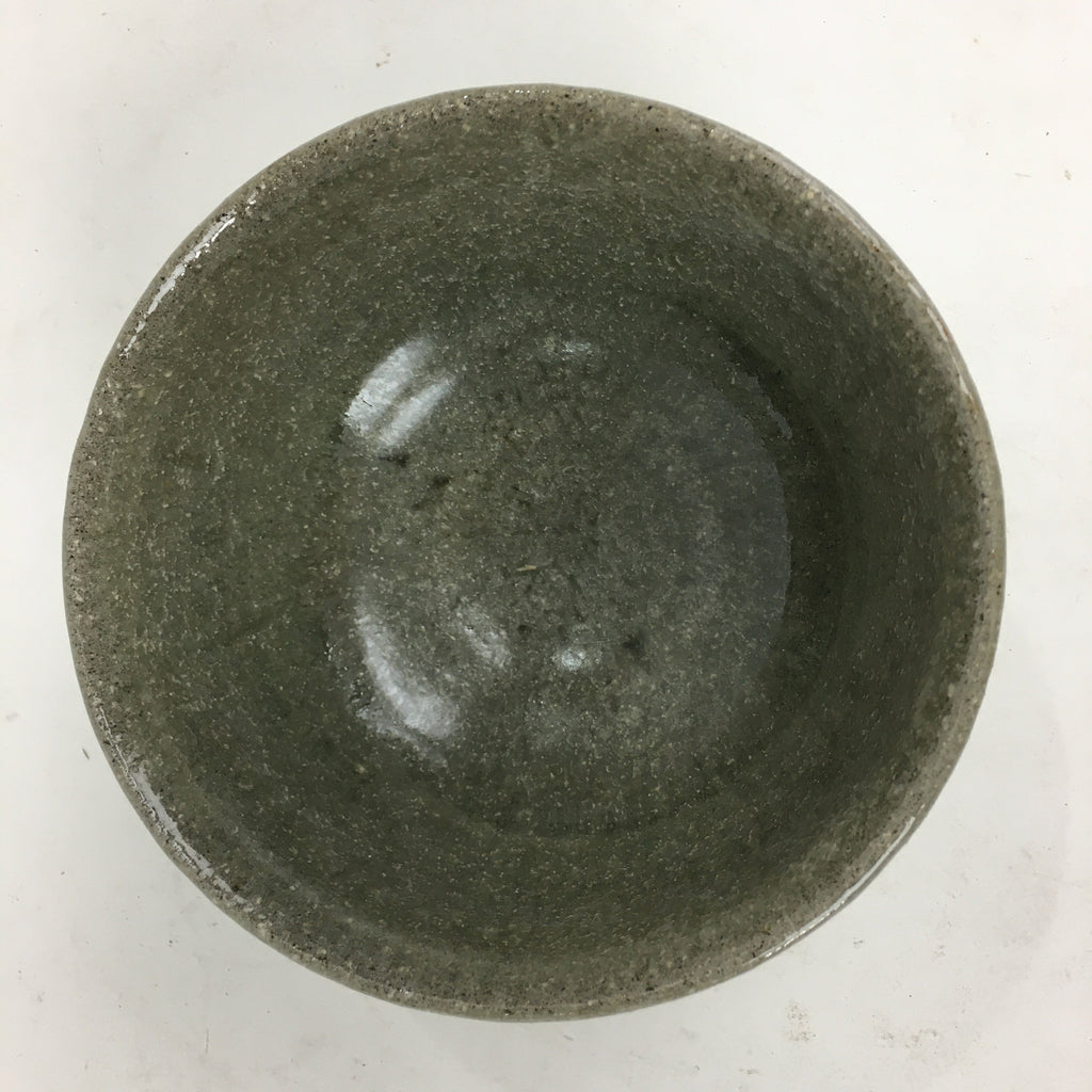 Japanese Ceramic Green Tea Bowl Vtg Chawan Boxed Pottery Tea Ceremony PX576