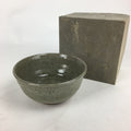 Japanese Ceramic Green Tea Bowl Vtg Chawan Boxed Pottery Tea Ceremony PX576