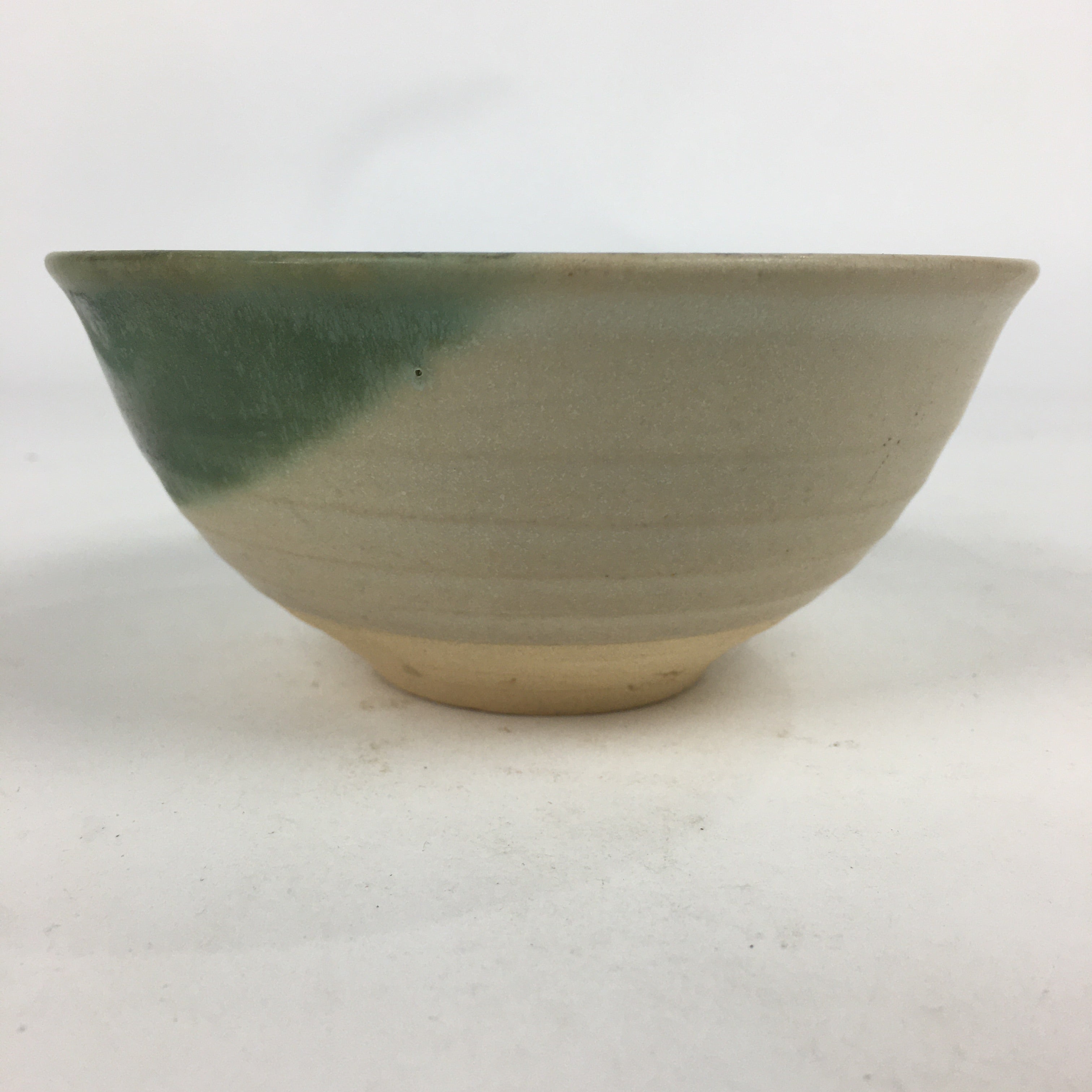 Japanese Ceramic Green Tea Bowl Vtg Chawan Boxed Pottery Tea Ceremony PX577