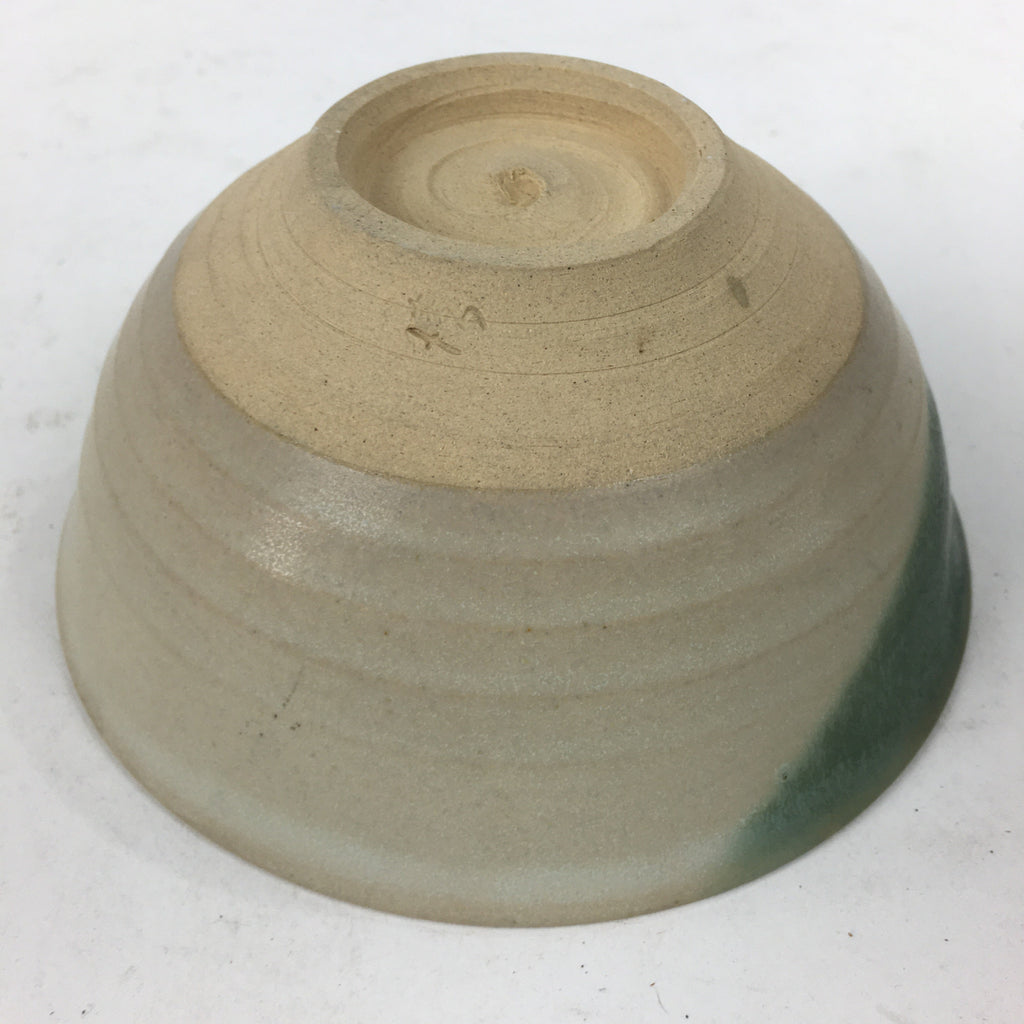 Japanese Ceramic Green Tea Bowl Vtg Chawan Boxed Pottery Tea Ceremony PX577