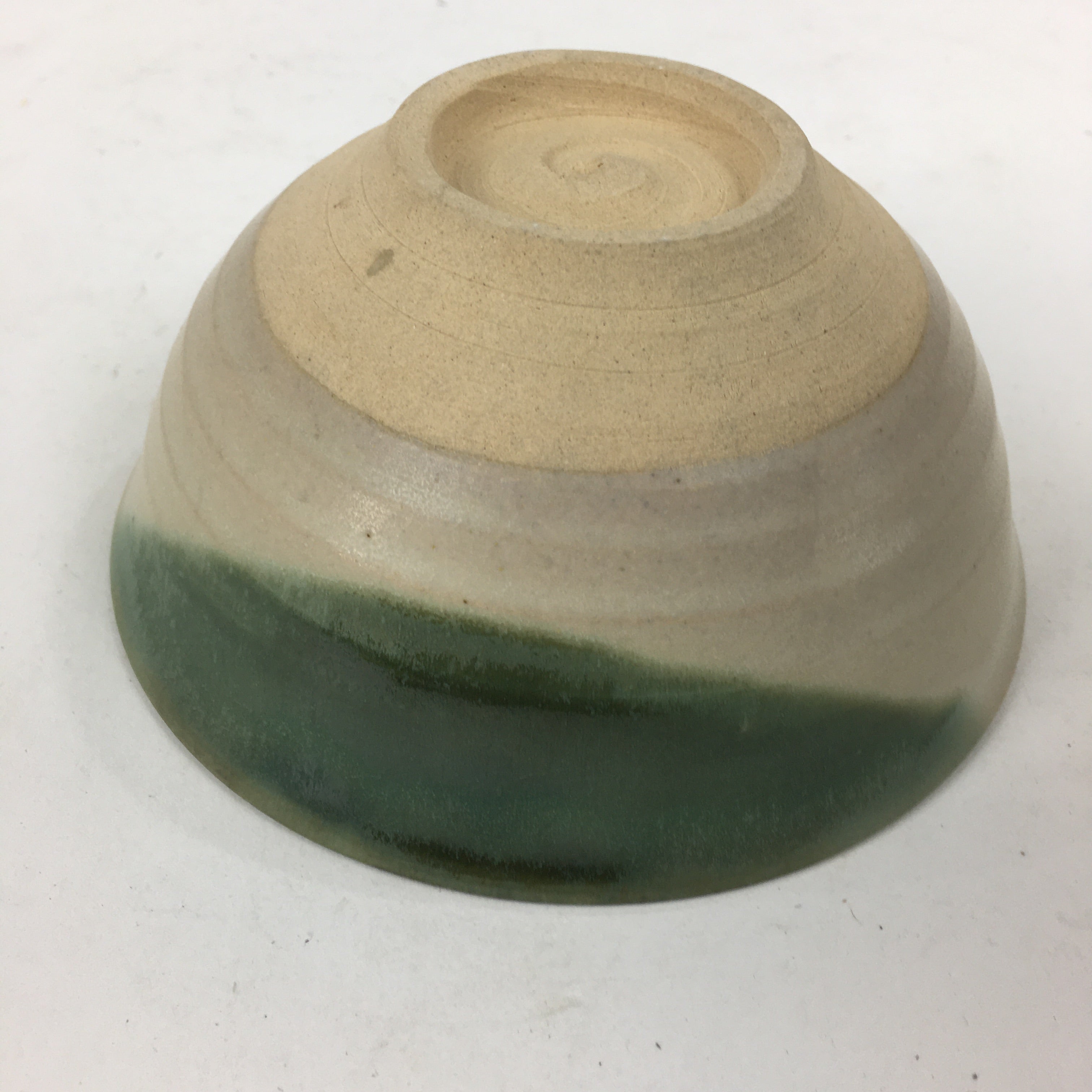 Japanese Ceramic Green Tea Bowl Vtg Chawan Boxed Pottery Tea Ceremony PX577