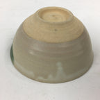 Japanese Ceramic Green Tea Bowl Vtg Chawan Boxed Pottery Tea Ceremony PX577