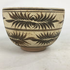Japanese Ceramic Green Tea Bowl Vtg Chawan Boxed Pottery Tea Ceremony PX582