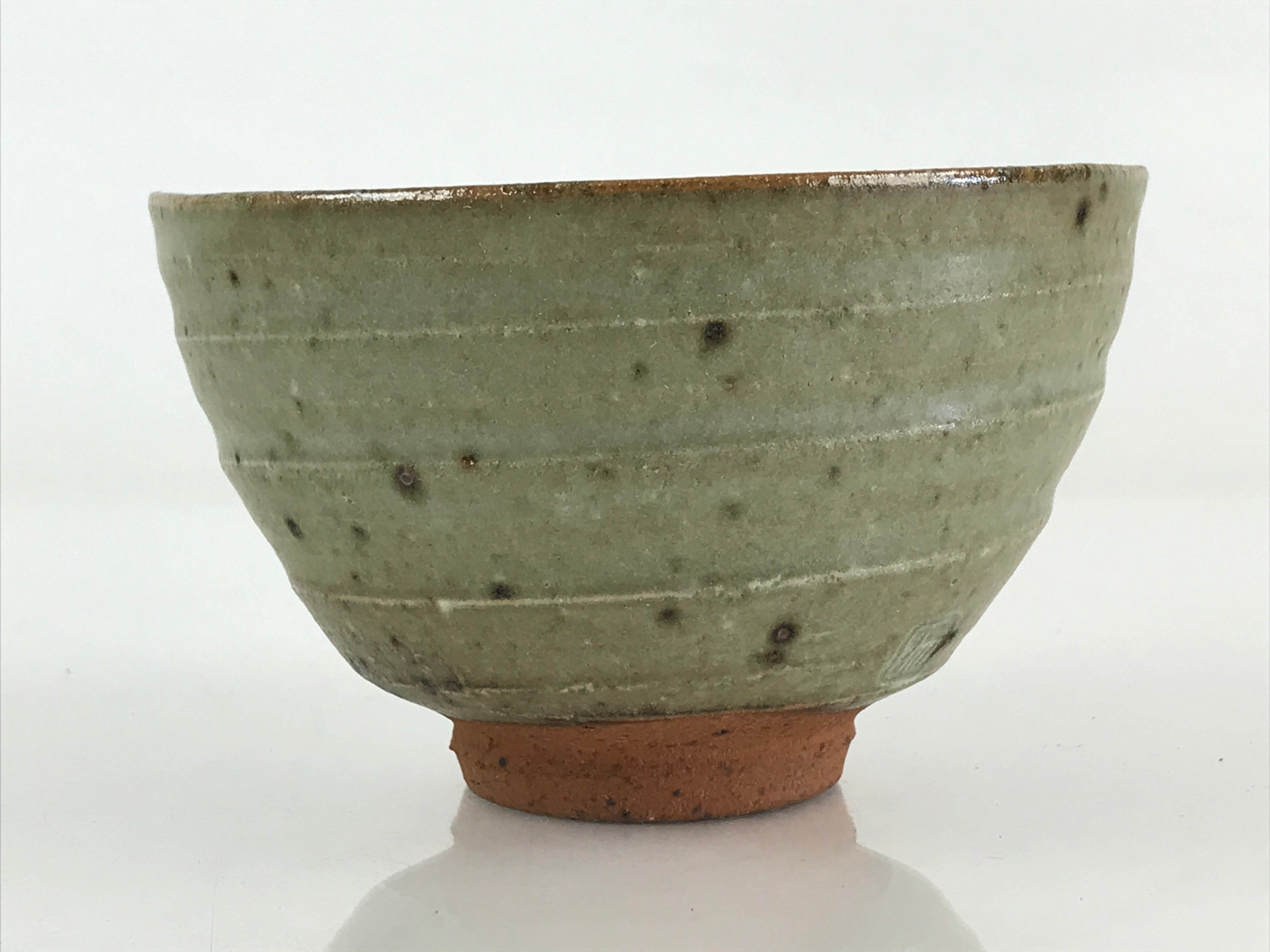 Japanese Ceramic Green Tea Bowl Vtg Chawan Tea Ceremony Matcha GTB955