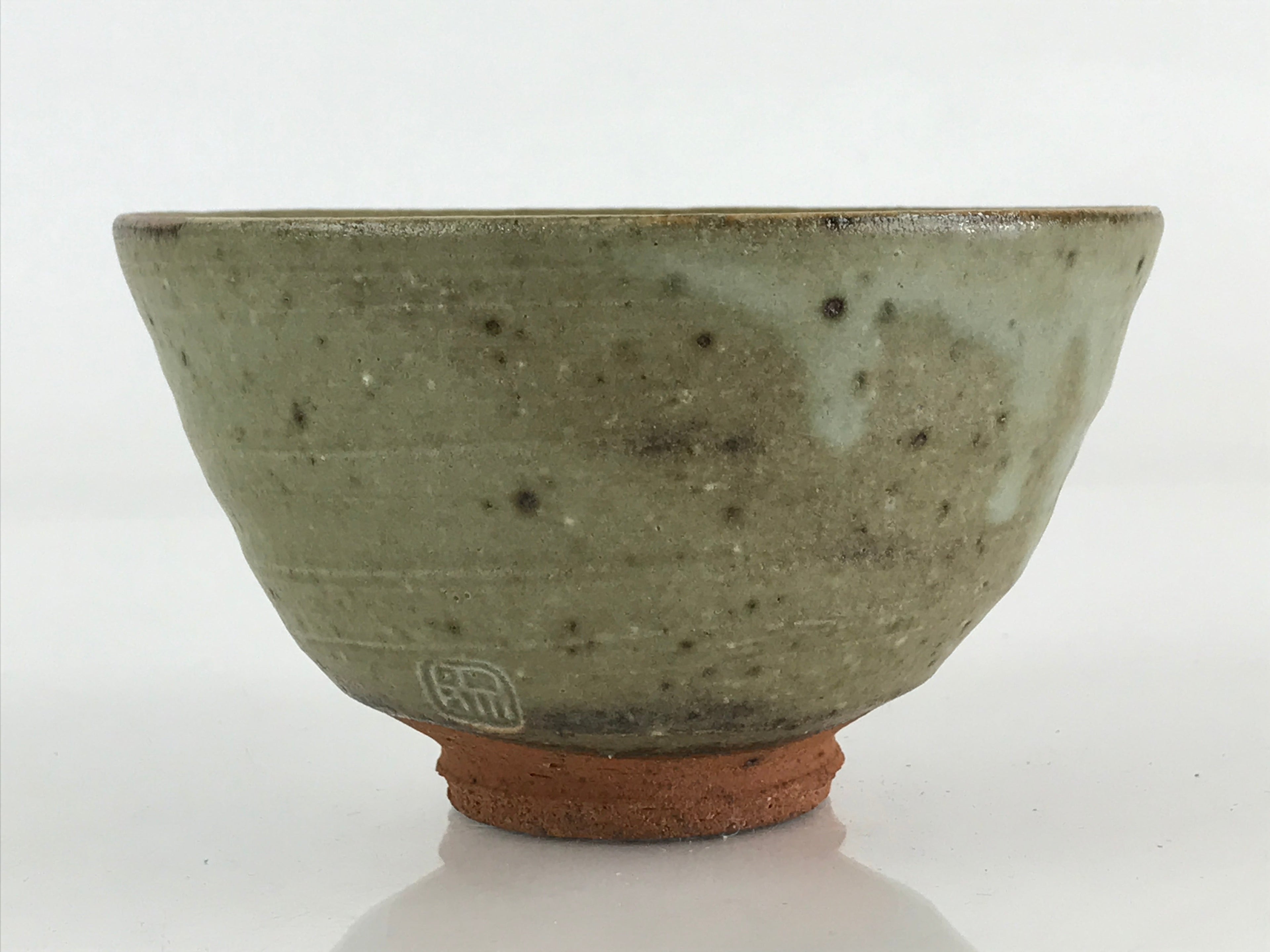 Japanese Ceramic Green Tea Bowl Vtg Chawan Tea Ceremony Matcha GTB956