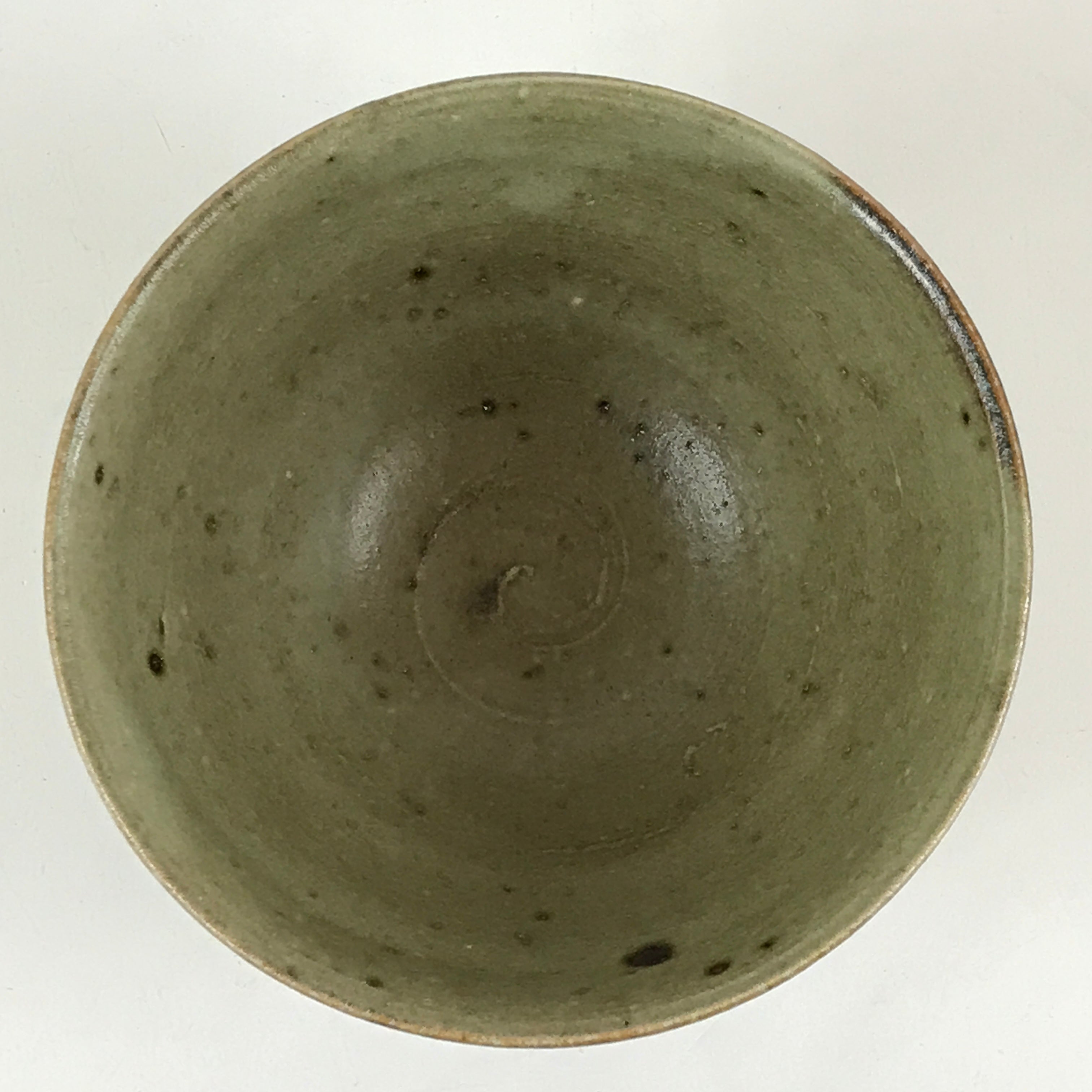 Japanese Ceramic Green Tea Bowl Vtg Chawan Tea Ceremony Matcha GTB956
