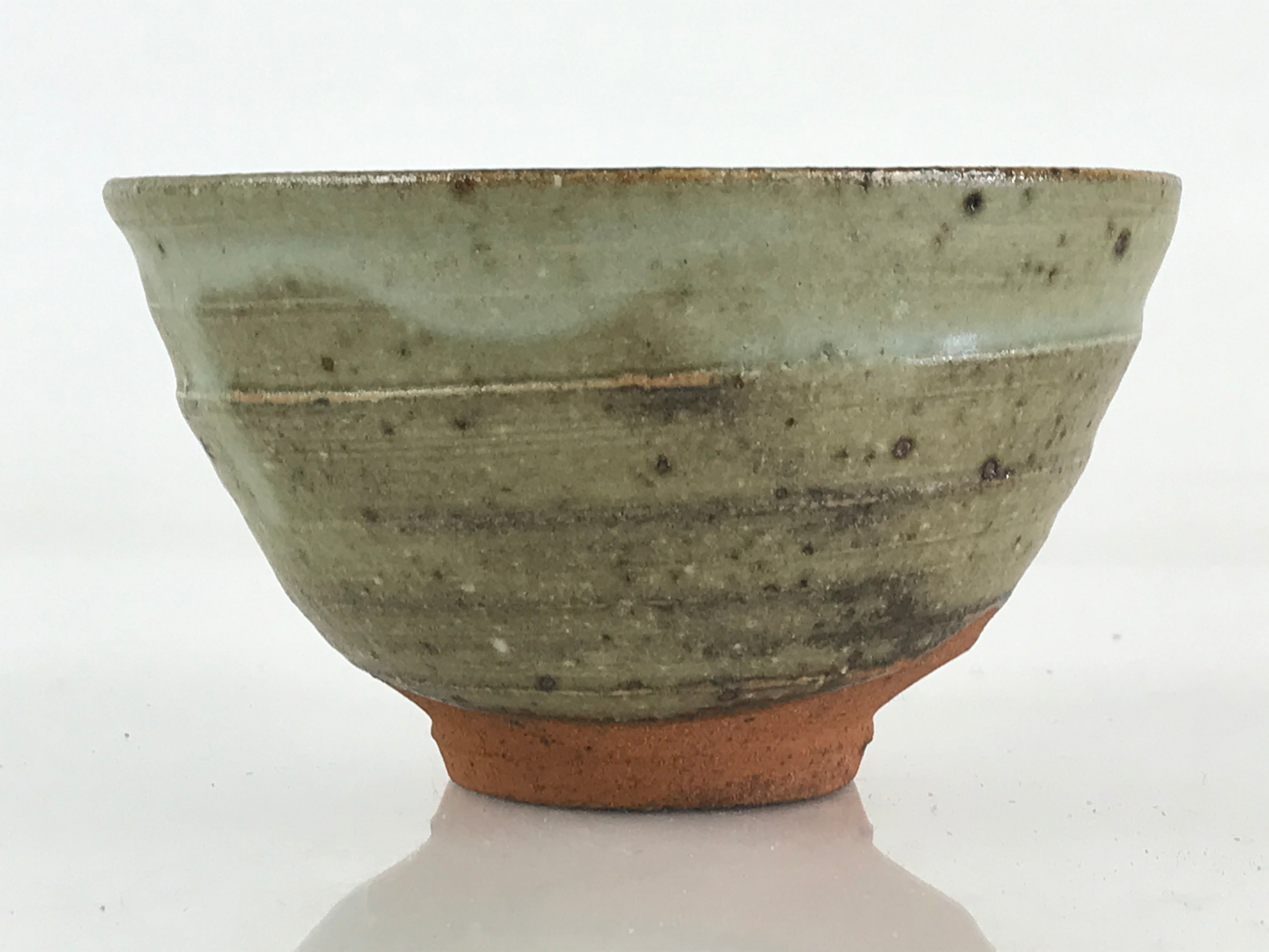 Vintage japanese bizen matcha tea bowl, bizen matcha hot chawan, tea ceremony chawan