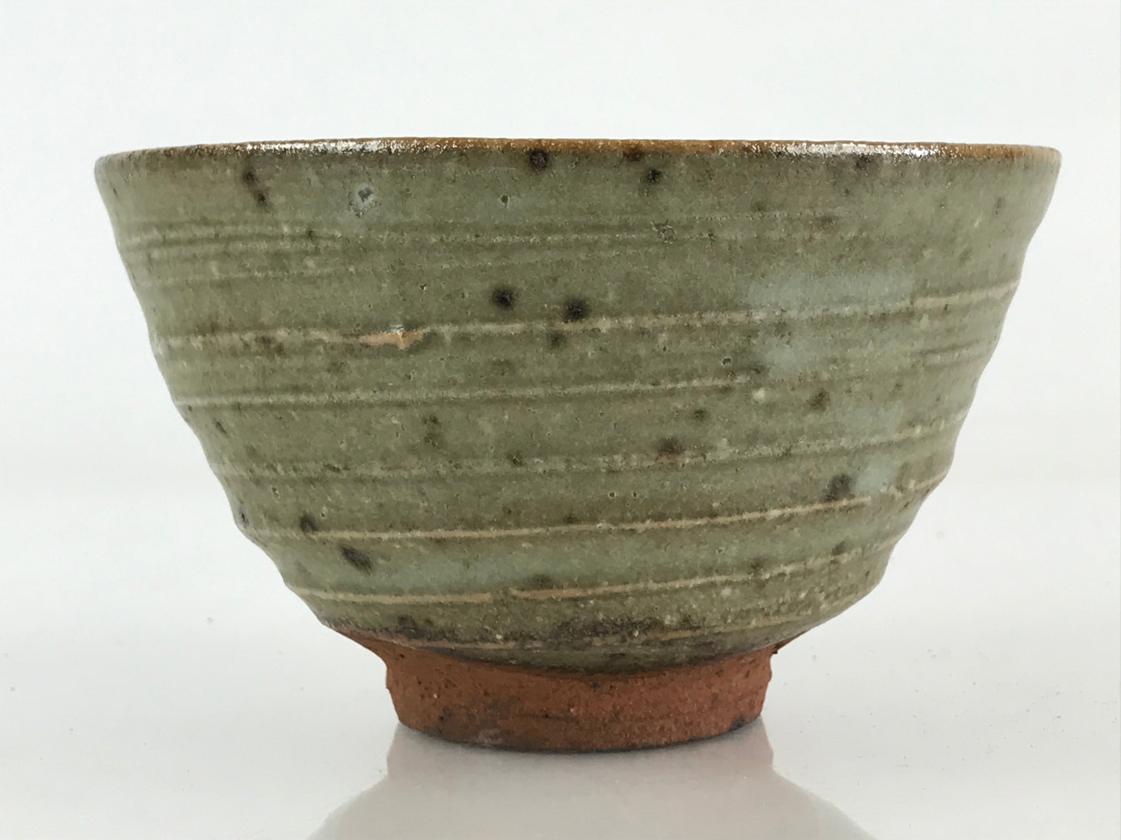 Japanese Ceramic Green Tea Bowl Vtg Chawan Tea Ceremony Matcha GTB958