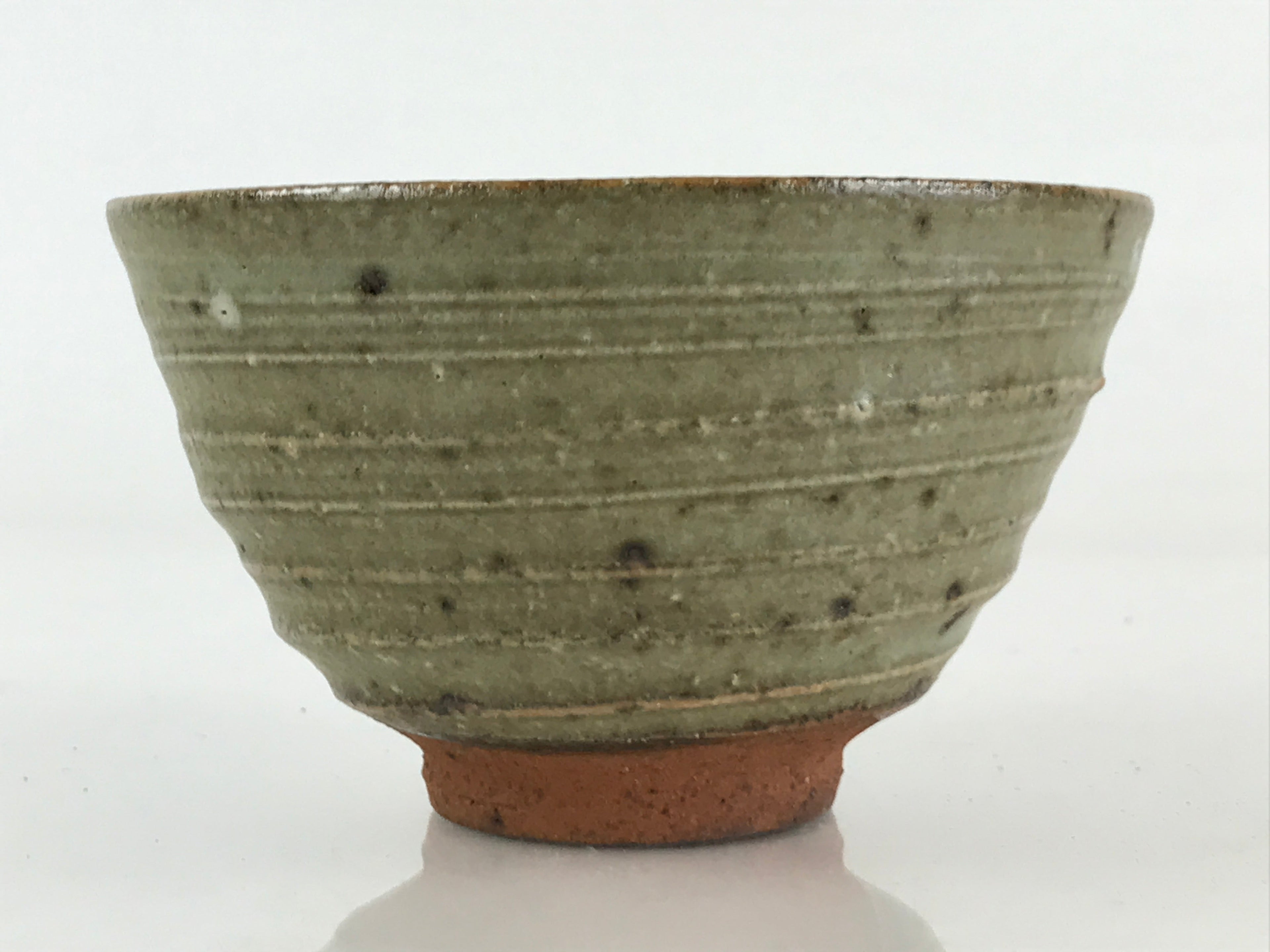 Japanese Ceramic Green Tea Bowl Vtg Chawan Tea Ceremony Matcha GTB958