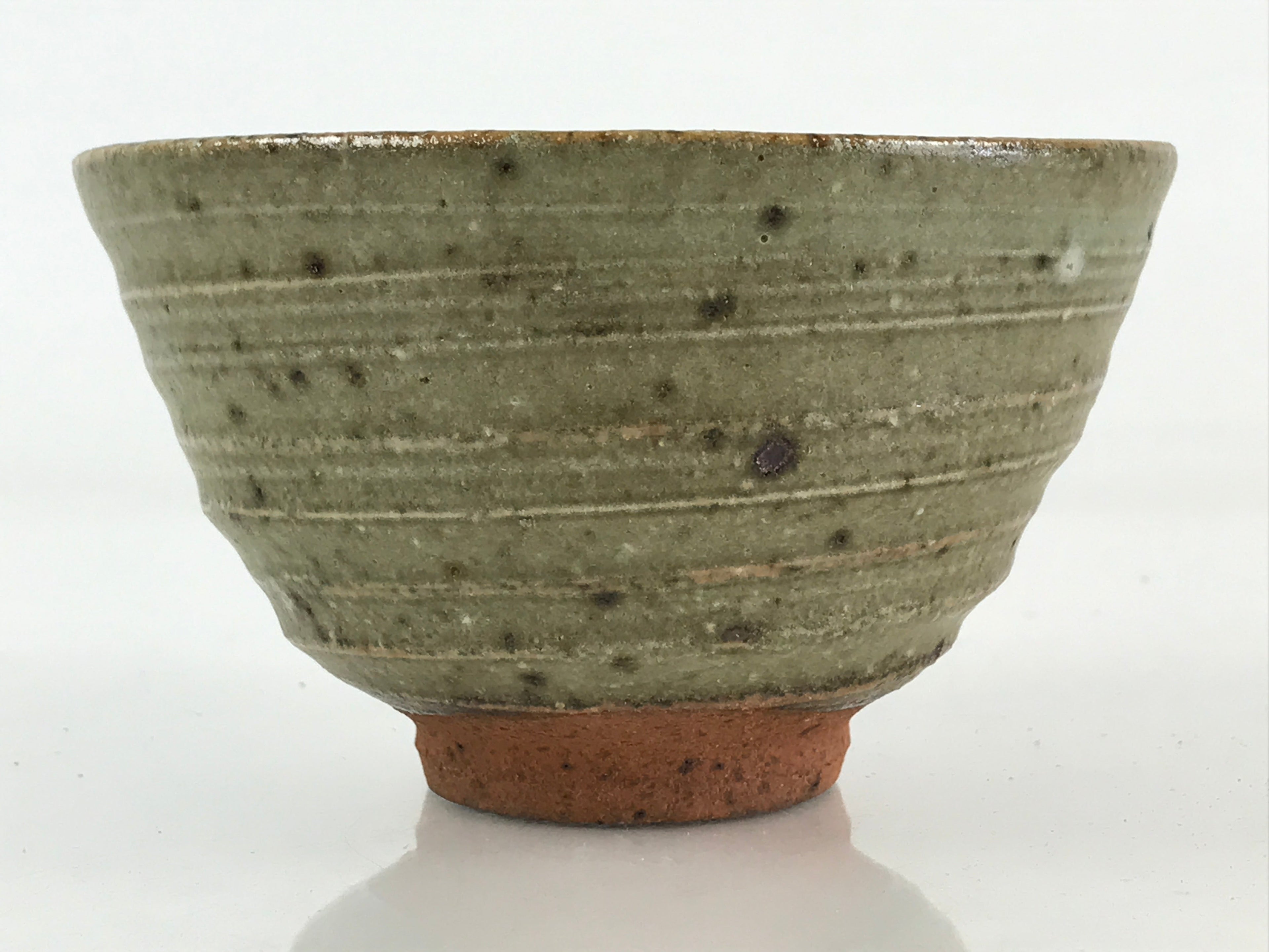 Japanese Ceramic Green Tea Bowl Vtg Chawan Tea Ceremony Matcha GTB958