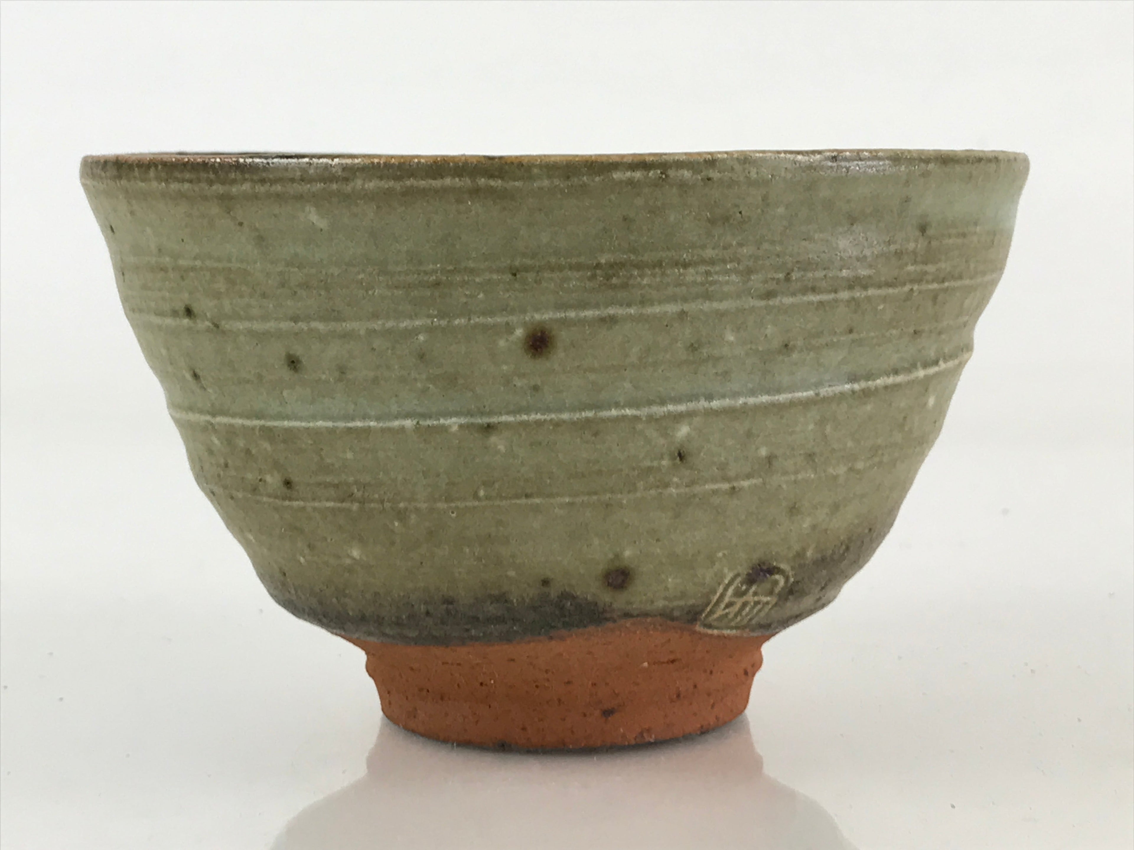 Japanese Ceramic Green Tea Bowl Vtg Chawan Tea Ceremony Matcha GTB959