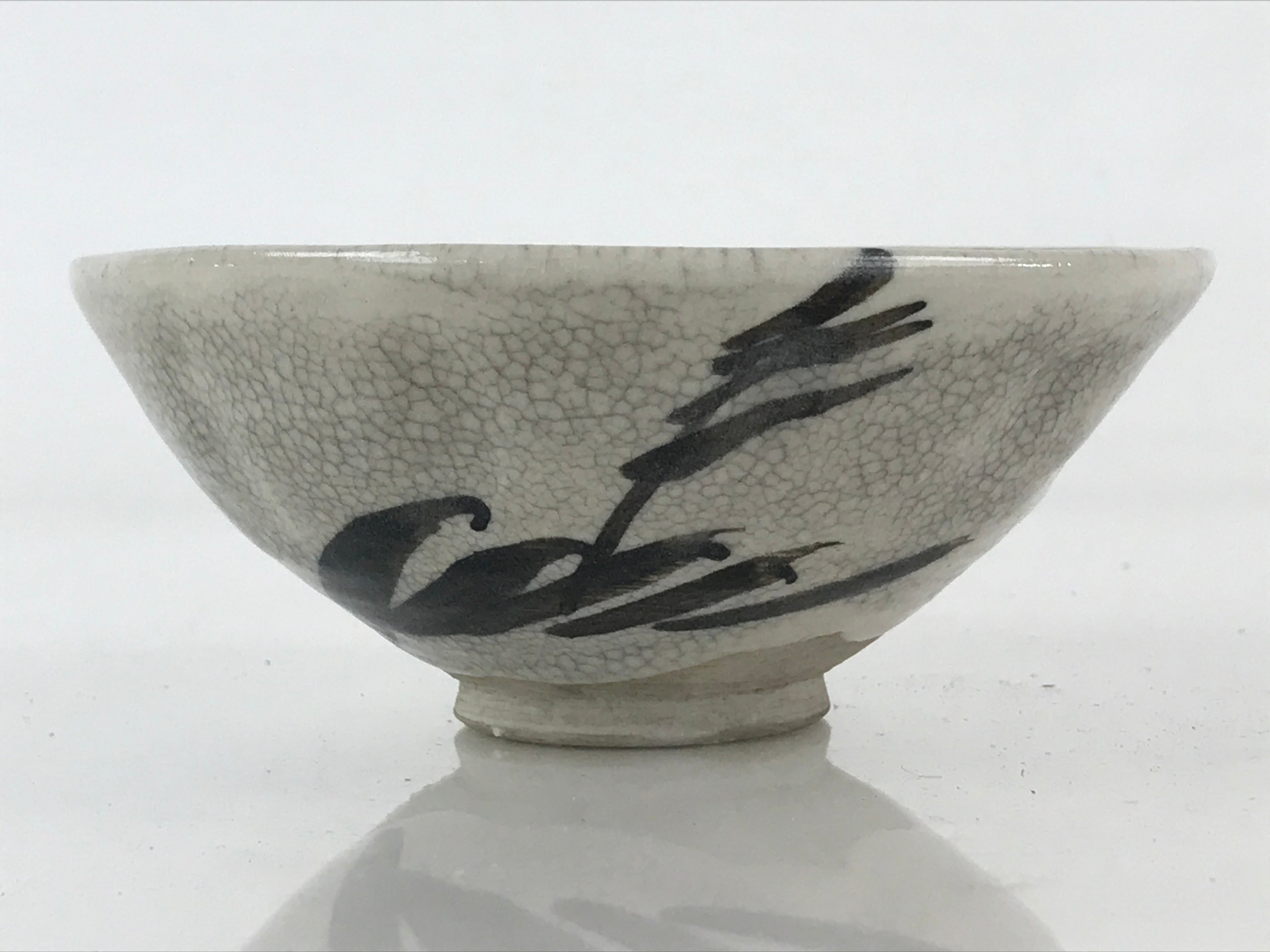 Japanese Ceramic Green Tea Bowl Vtg Chawan Tea Ceremony Matcha GTB964