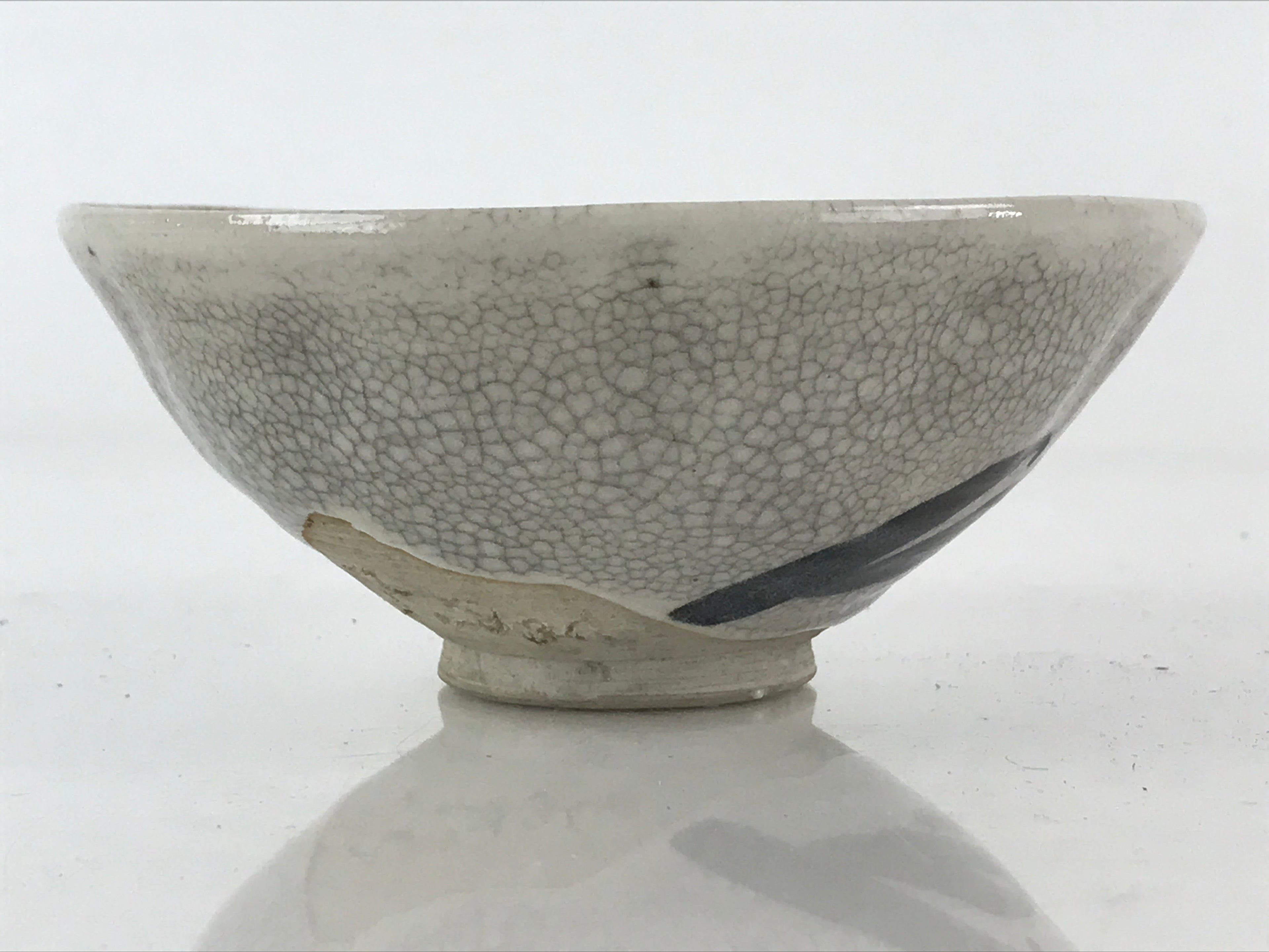 Japanese Ceramic Green Tea Bowl Vtg Chawan Tea Ceremony Matcha GTB964