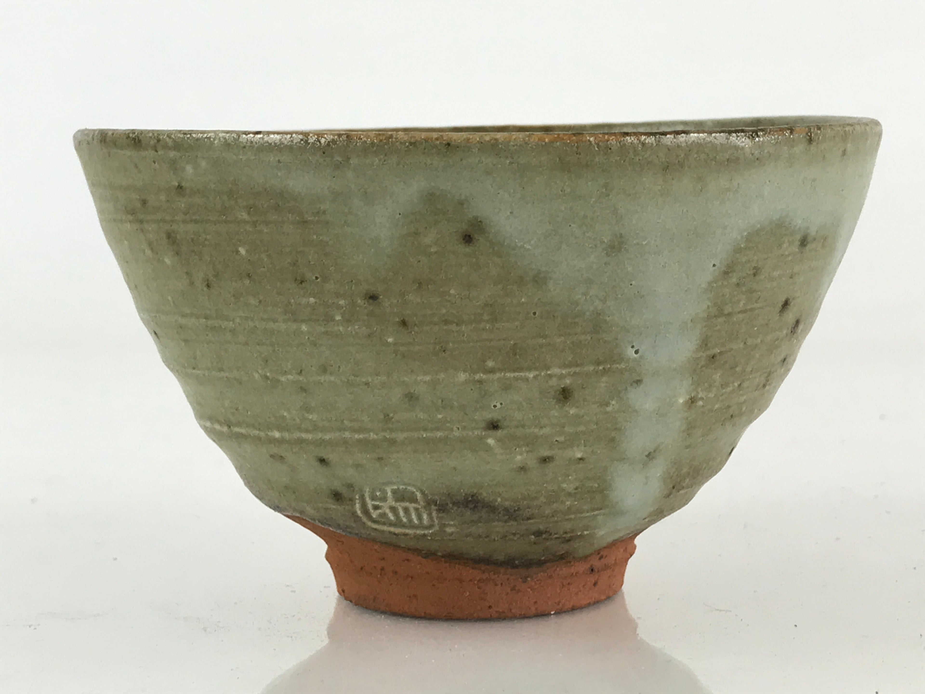 Japanese Ceramic Green Tea Bowl Vtg Chawan Tea Ceremony Matcha GTB968