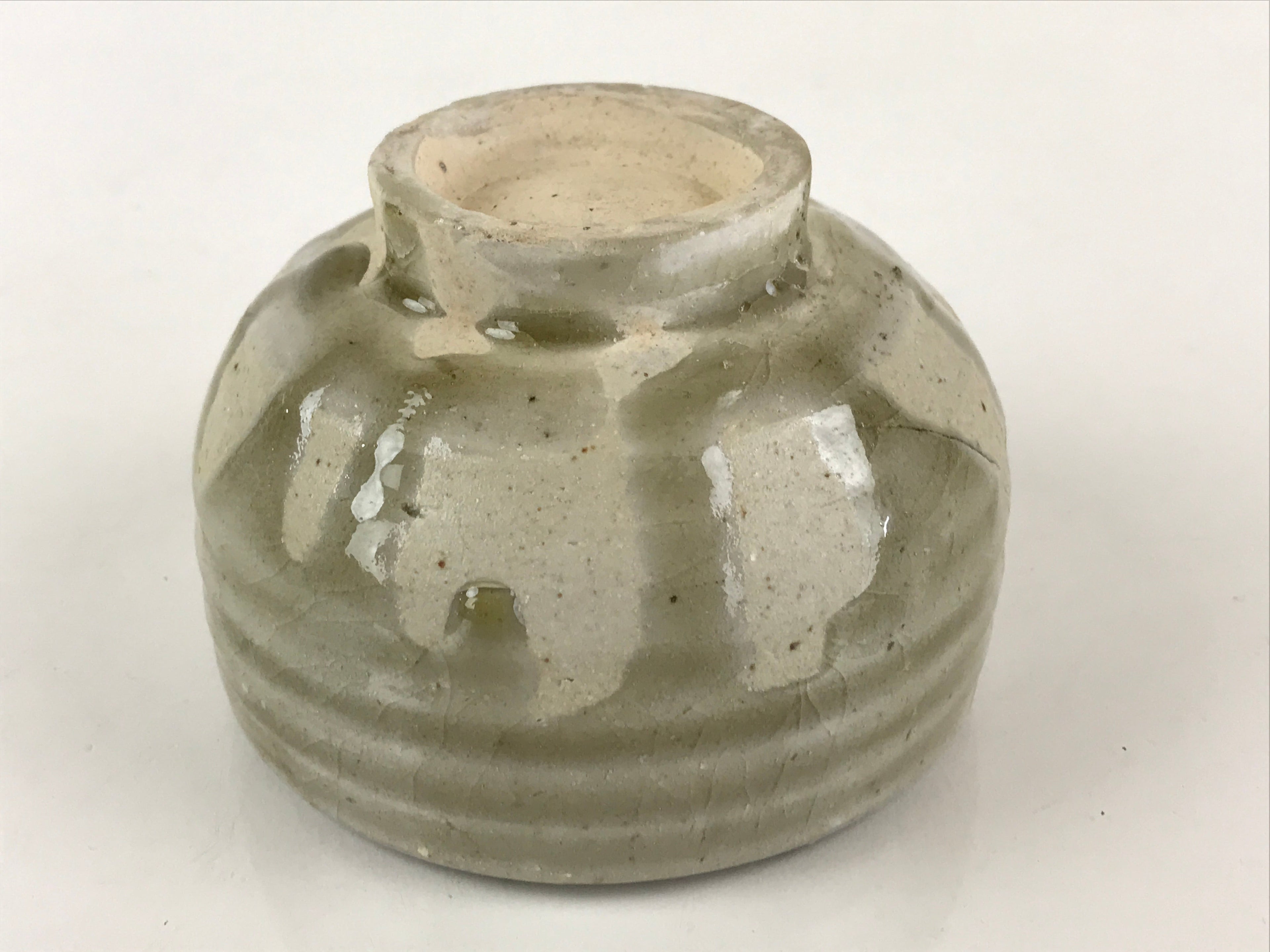 Japanese Ceramic Green Tea Bowl Vtg Chawan Tea Ceremony Matcha GTB975