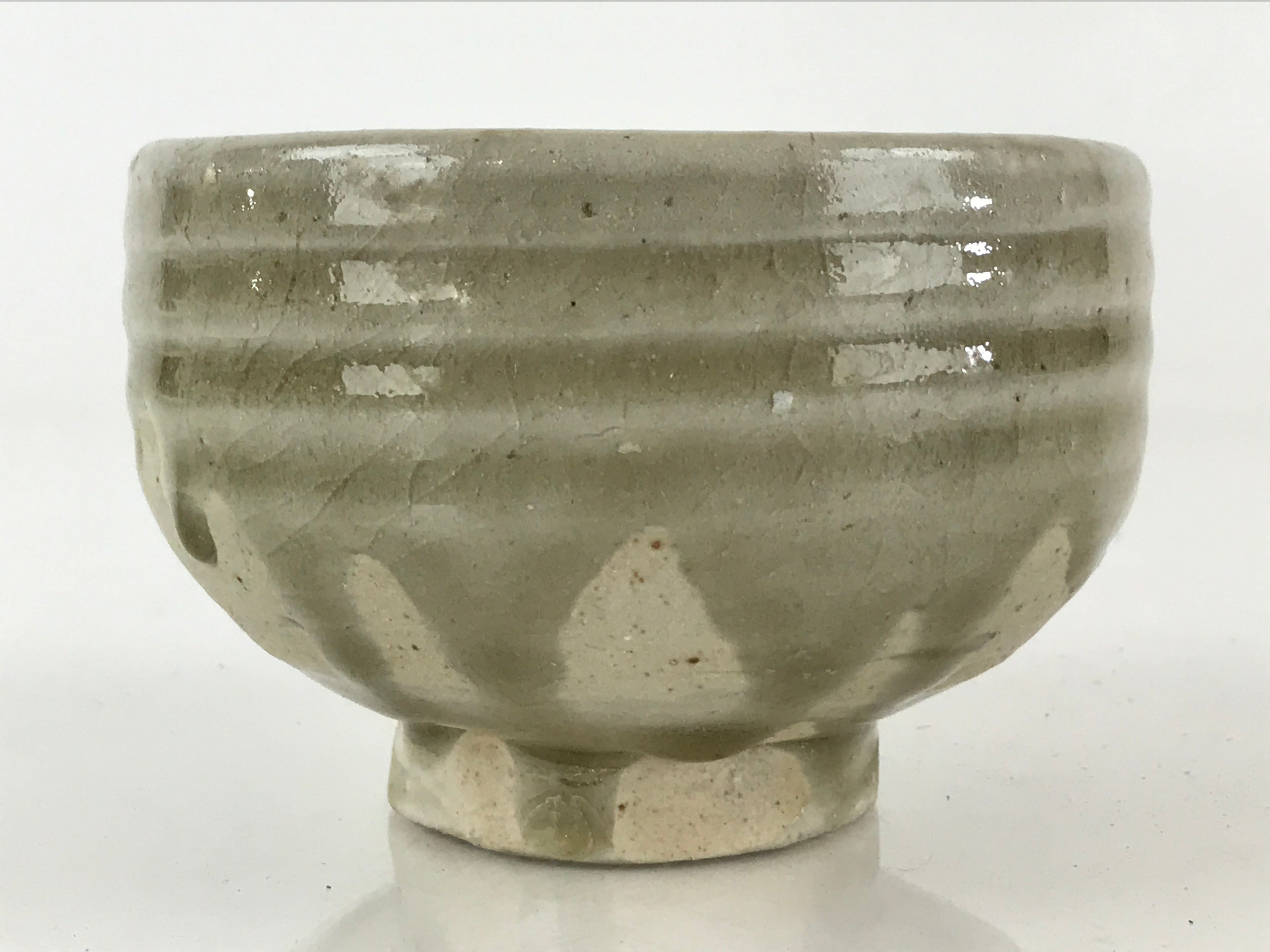 Japanese Ceramic Green Tea Bowl Vtg Chawan Tea Ceremony Matcha GTB975