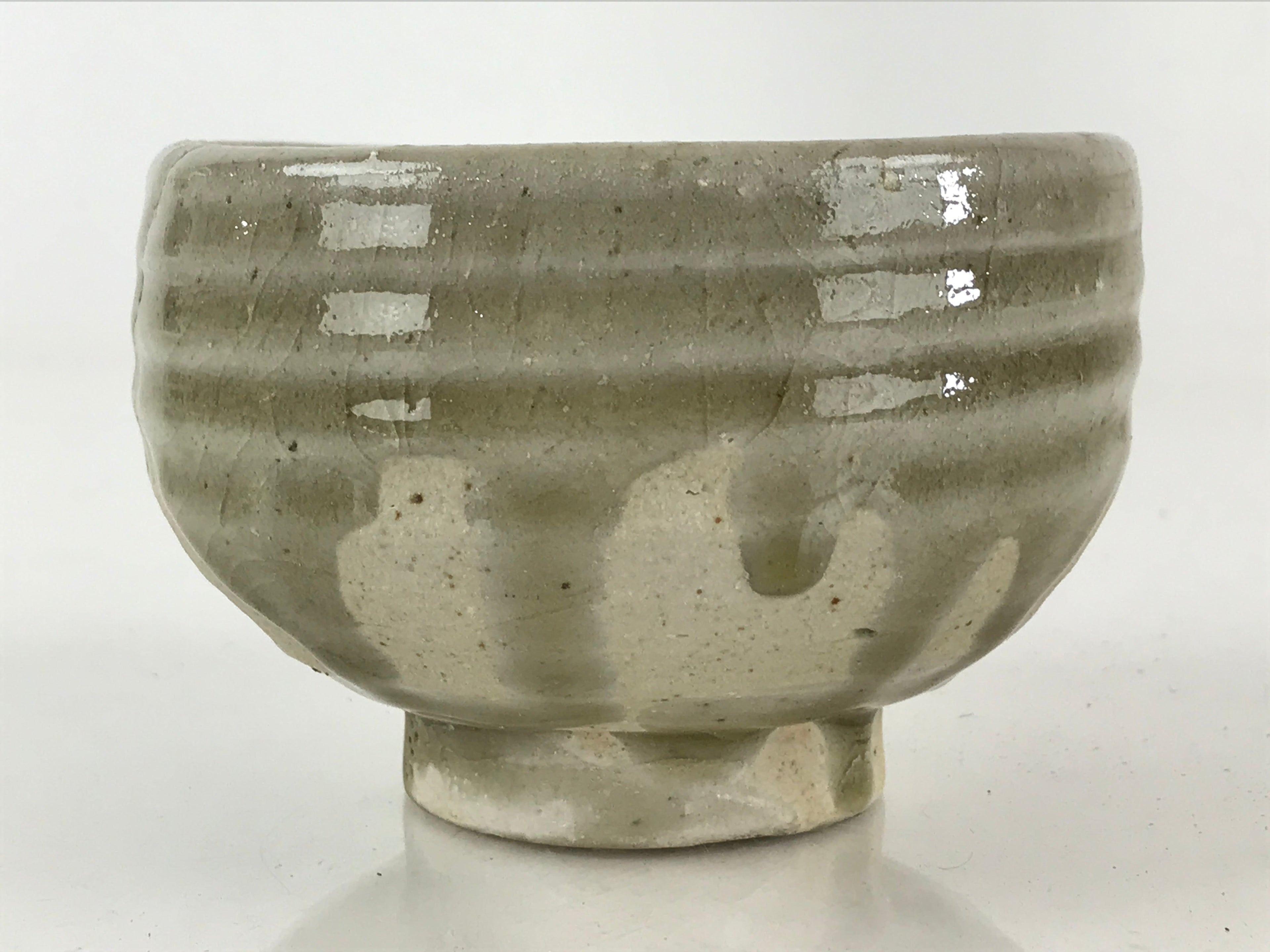 Japanese Ceramic Green Tea Bowl Vtg Chawan Tea Ceremony Matcha GTB975