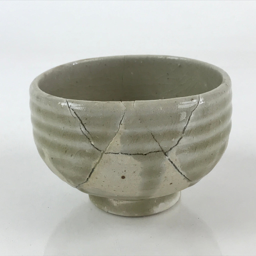 Japanese Ceramic Green Tea Bowl Vtg Chawan Tea Ceremony Matcha GTB975