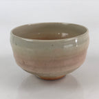 Japanese Ceramic Green Tea Bowl Vtg Chawan Tea Ceremony Matcha White GTB961