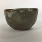 Japanese Ceramic Hagi Ware Sake Cup Vtg Guinomi Grey White Pottery GU974