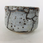 Japanese Ceramic Hagi Ware Sake Cup Vtg Guinomi Ochoko White Glaze GU907