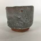 Japanese Ceramic Hagi Ware Sake Cup Vtg Guinomi White Red Clay Pottery GU975