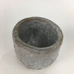 Japanese Ceramic Hagi Ware Sake Cup Vtg Guinomi White Red Clay Pottery GU975