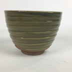Japanese Ceramic Hagi Ware Tea Ceremony Bowl Vtg Chawan Gray Pottery GTB788