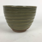 Japanese Ceramic Hagi Ware Tea Ceremony Bowl Vtg Chawan Gray Pottery GTB788