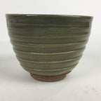 Japanese Ceramic Hagi Ware Tea Ceremony Bowl Vtg Chawan Gray Pottery GTB788
