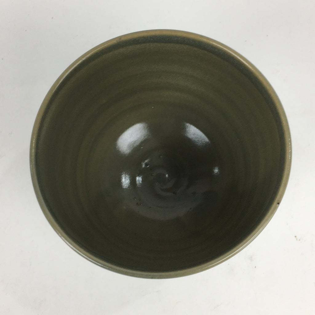 Japanese Ceramic Hagi Ware Tea Ceremony Bowl Vtg Chawan Gray Pottery GTB788