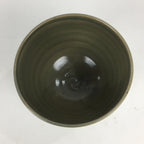 Japanese Ceramic Hagi Ware Tea Ceremony Bowl Vtg Chawan Gray Pottery GTB788