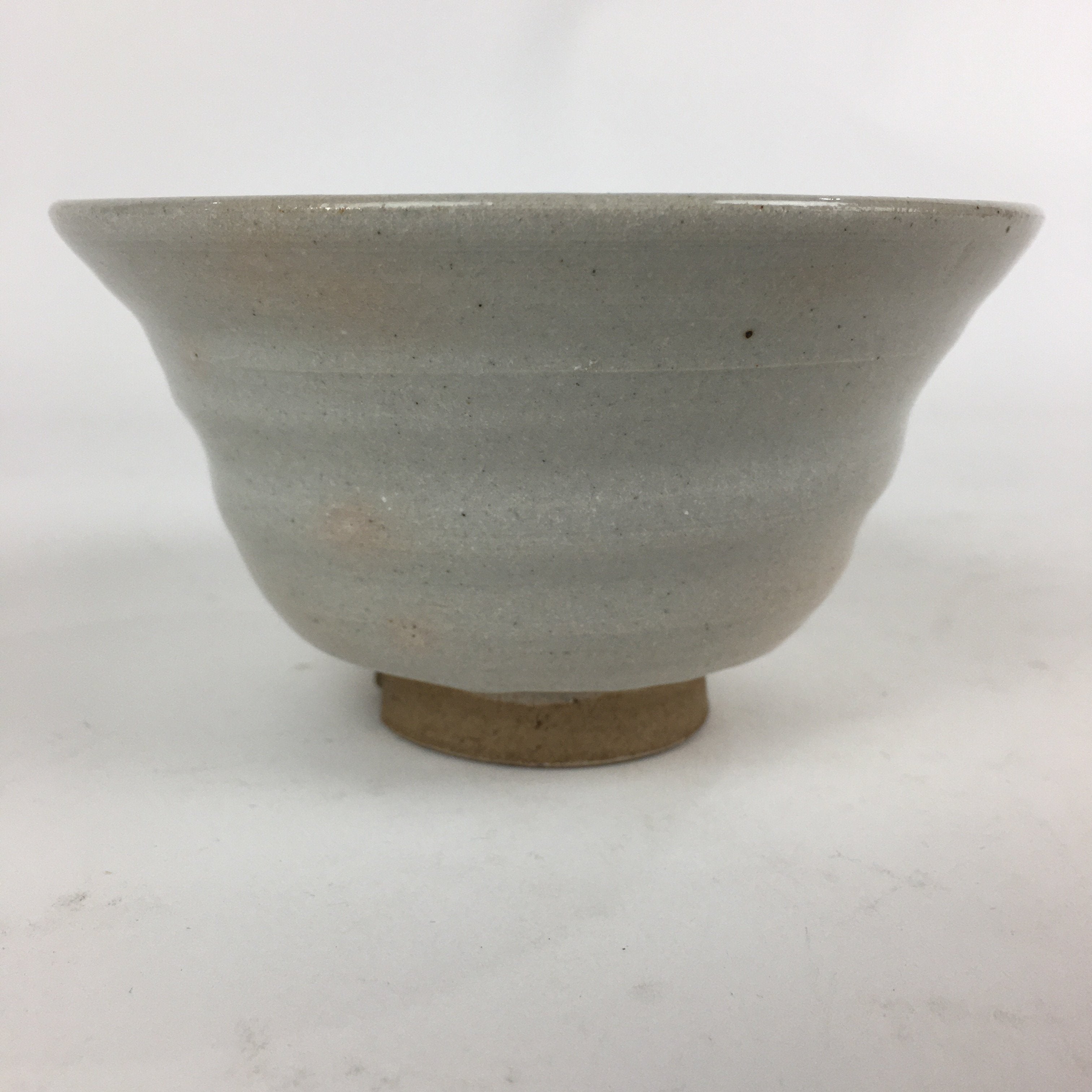 Japanese Ceramic Hagi Ware Tea Ceremony Bowl Vtg Chawan White Pottery GTB808