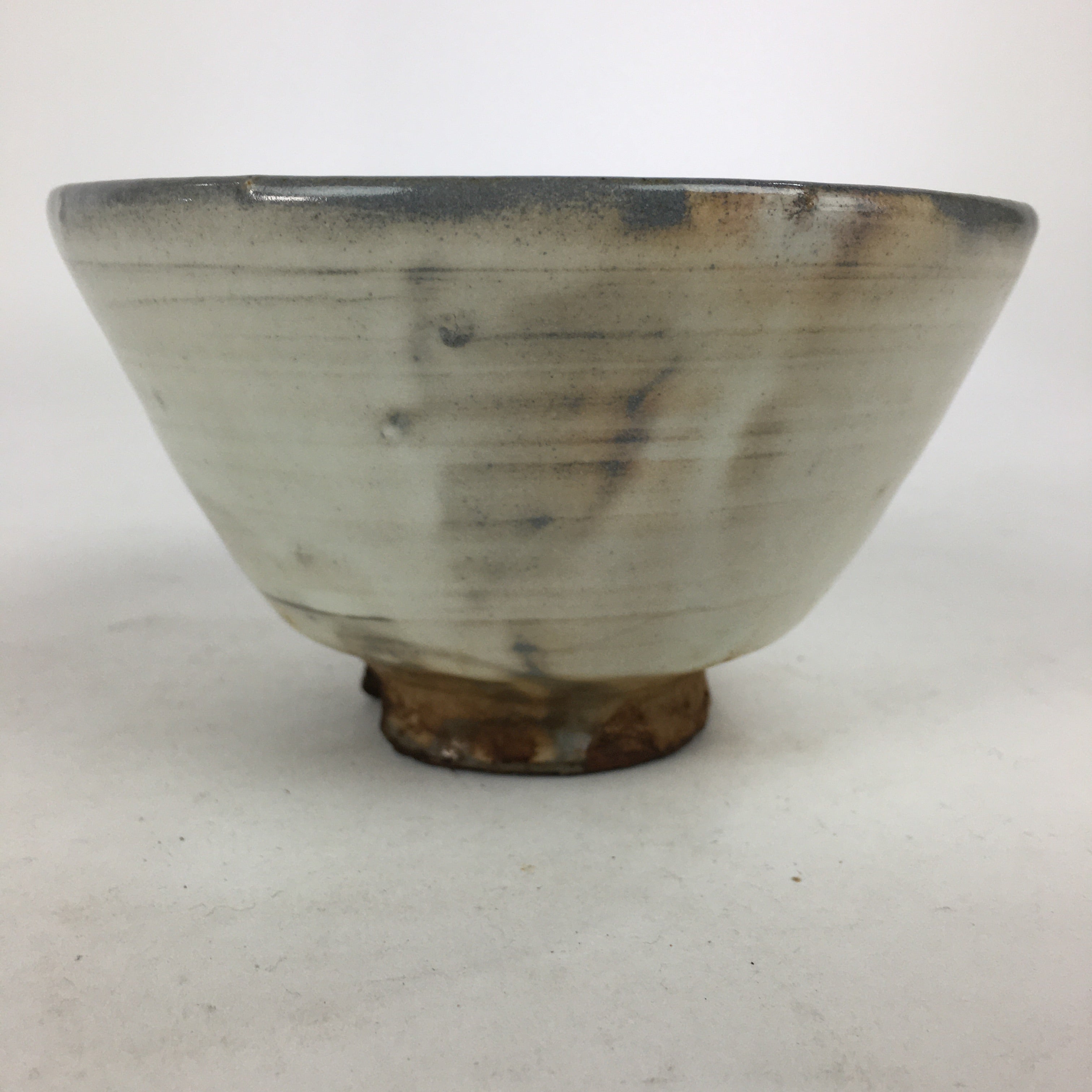 Japanese Ceramic Hagi Ware Tea Ceremony Green Tea Bowl Vtg Chawan GTB876