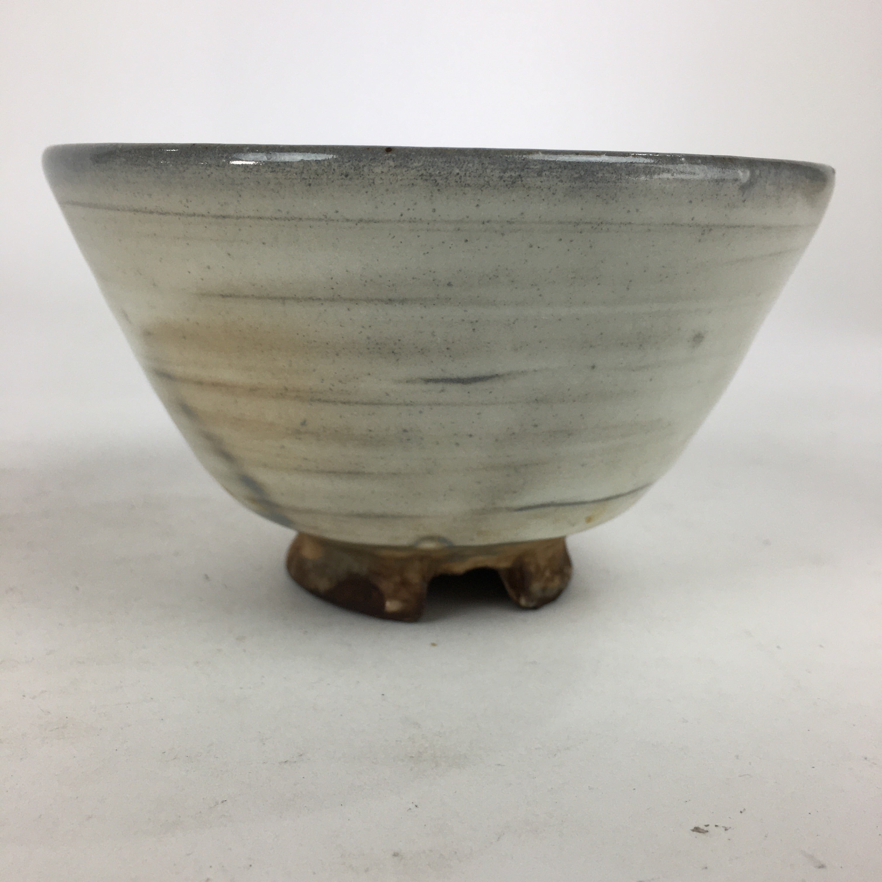 Japanese Ceramic Hagi Ware Tea Ceremony Green Tea Bowl Vtg Chawan GTB876