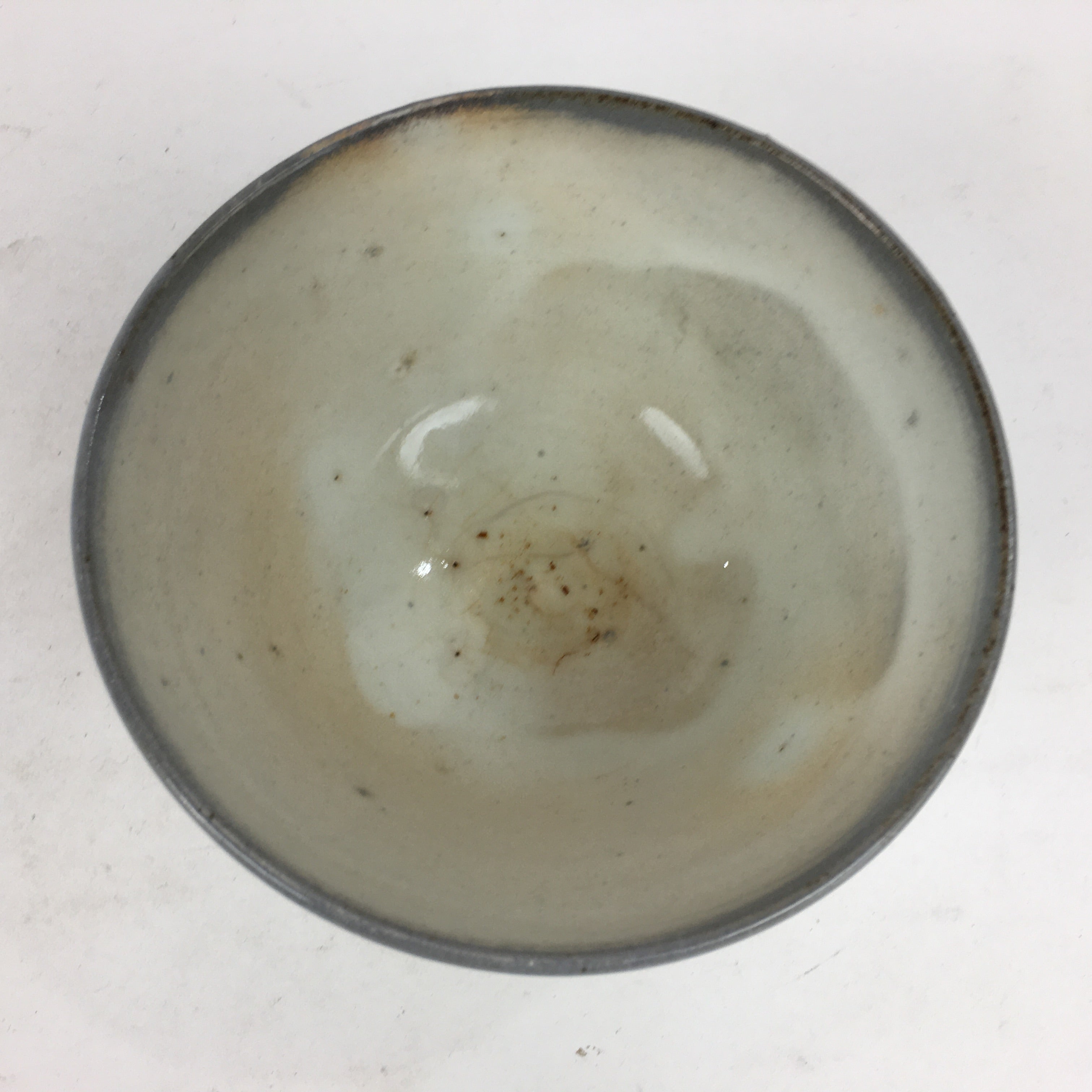 Japanese Ceramic Hagi Ware Tea Ceremony Green Tea Bowl Vtg Chawan GTB876