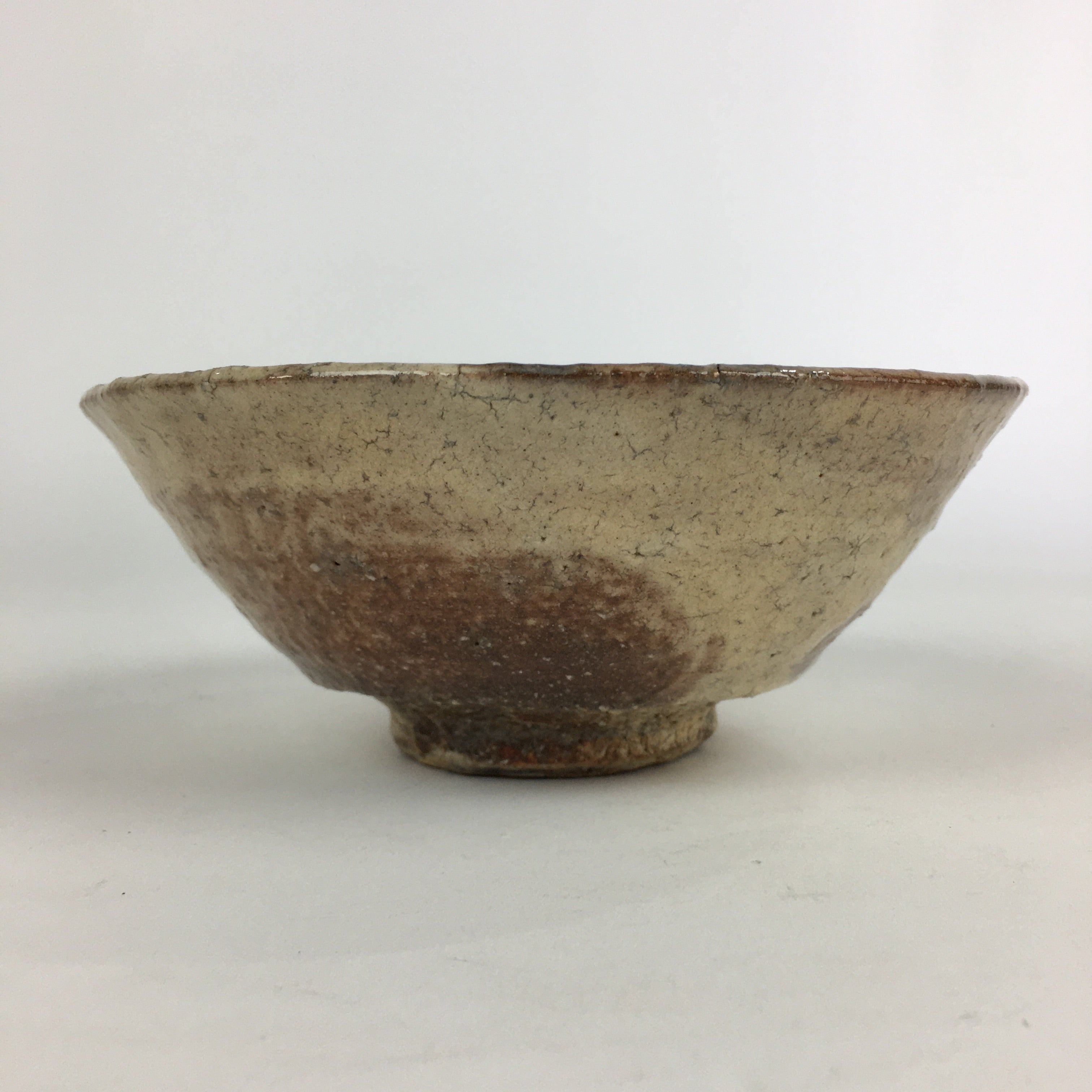 Japanese Ceramic Hagi Ware Tea Ceremony Green Tea Bowl Vtg Chawan GTB934