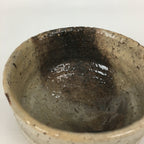 Japanese Ceramic Hagi Ware Tea Ceremony Green Tea Bowl Vtg White Chawan GTB833