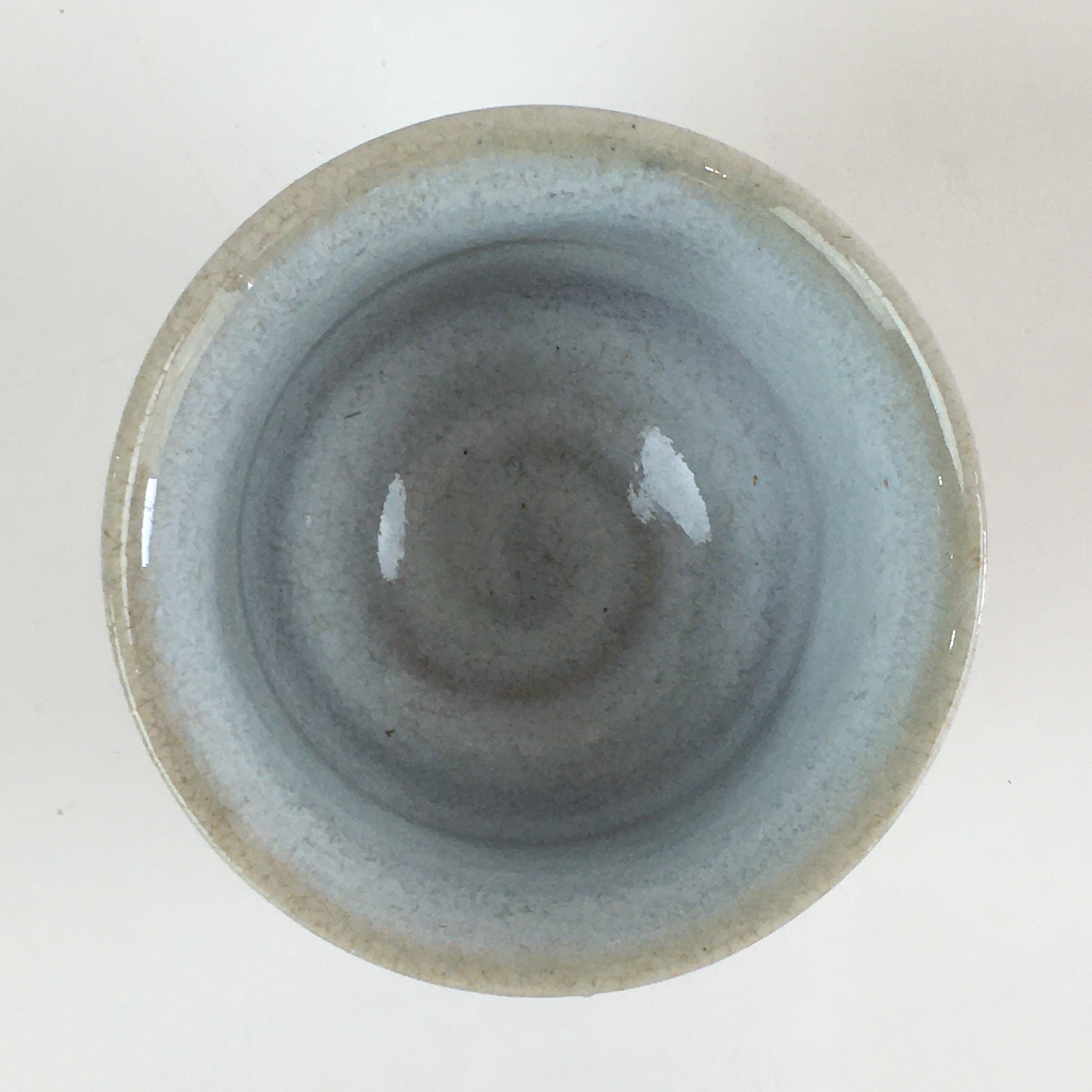 Japanese Ceramic Hagi Ware Teacup Yunomi Vtg White Glaze Sencha TC312
