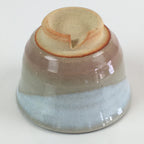 Japanese Ceramic Hagi Ware Teacup Yunomi Vtg White Glaze Sencha TC313