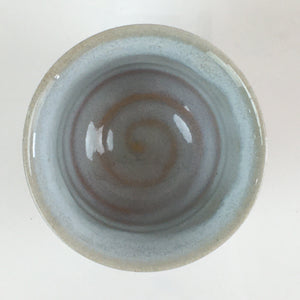 Japanese Ceramic Hagi Ware Teacup Yunomi Vtg White Glaze Sencha TC313